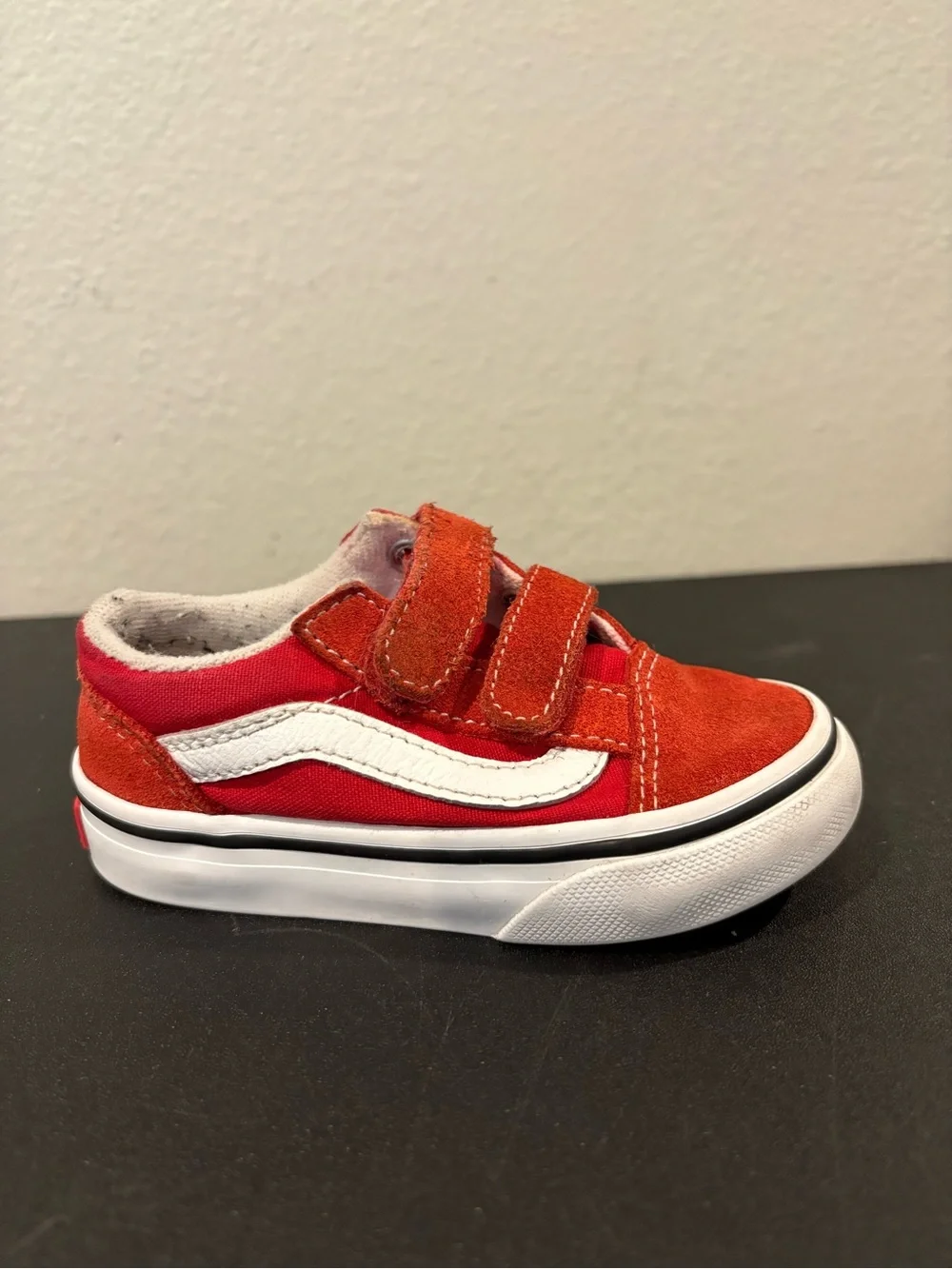 Vans Toddler Size 6.5 Red Classic Canvas Skate Shoes Sneakers Unisex (508731)